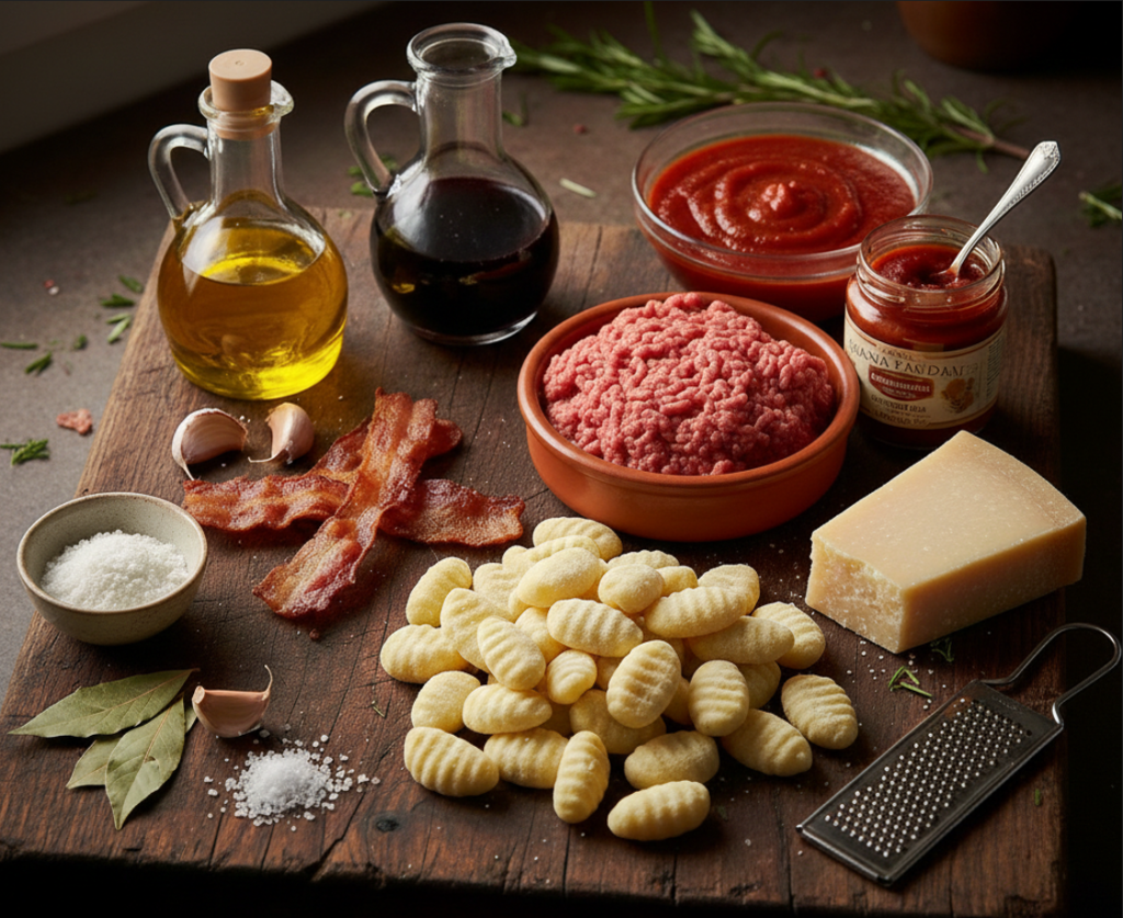 Zutaten für das ultimative Gnocchi One Pot Erlebnis