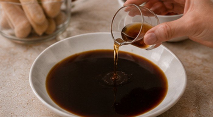 Rum wird in den Kaffee dazugegeben