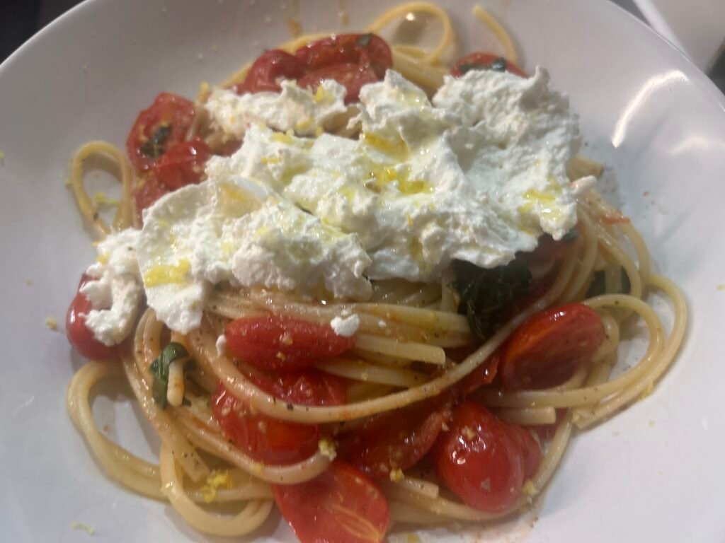 Burrata vollenden