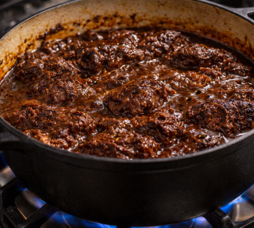 Schmortopf mit toskanischem Rindergulasch